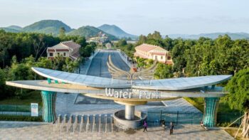 Khách sạn Mường Thanh Luxury Diễn Lâm - Công viên nước cổng vào